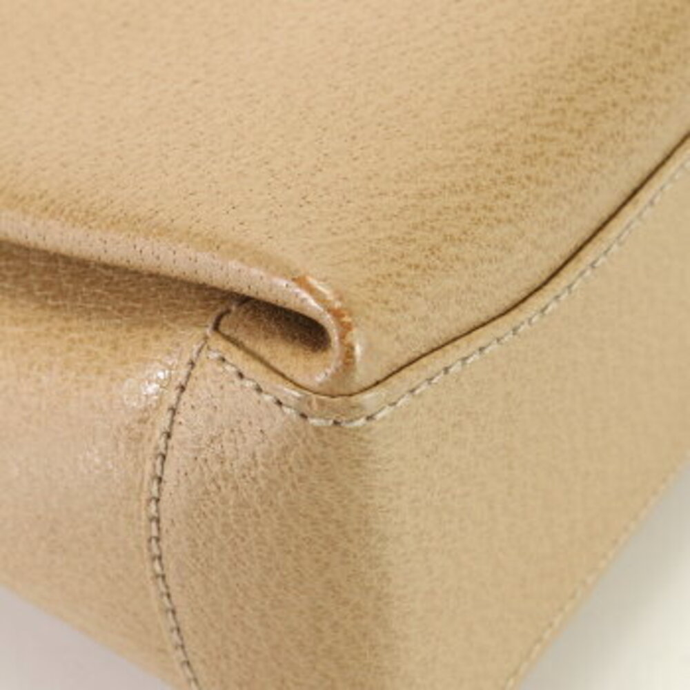 Gucci bamboo leather handbag tote top handles - Picture 10 of 14